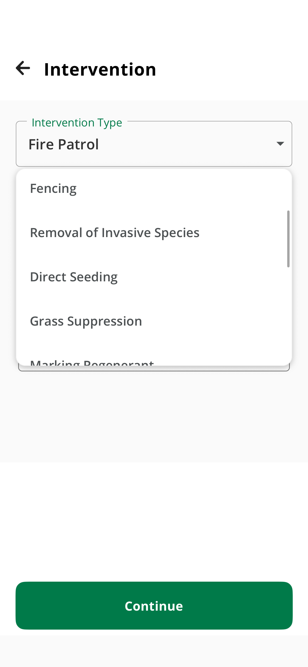 Intervention Types